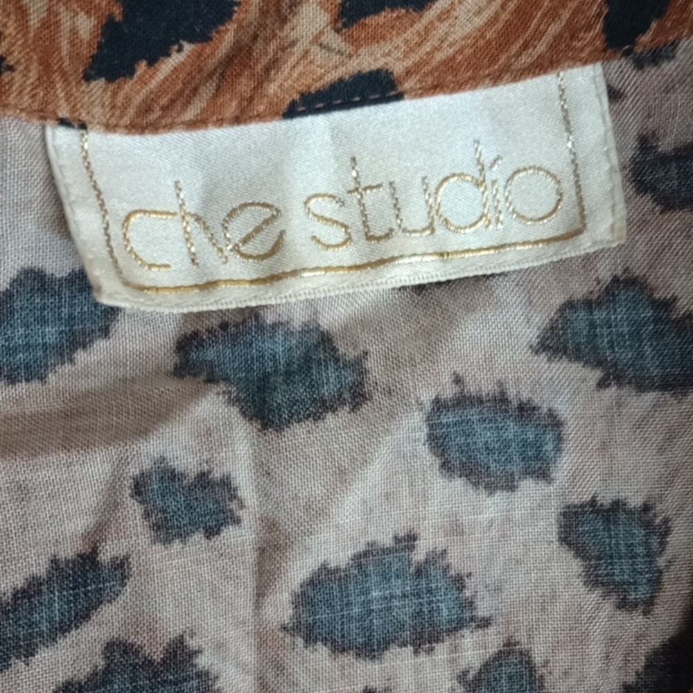 Che Studio Leopard Print Button-Up DRESS - Picture 8 of 15